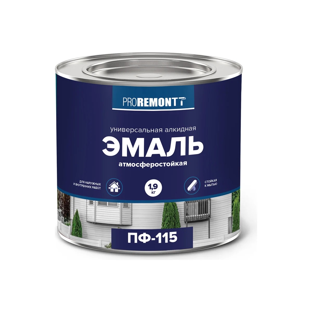 Эмаль ПФ-115 Proremontt 1,9 кг, салатовый