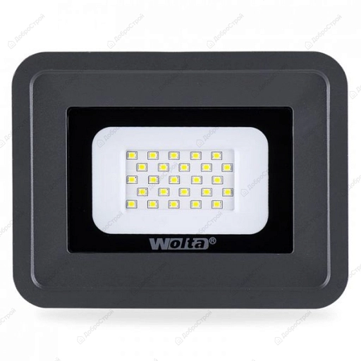 Светодиодный прожектор WFL-20W/06, 5500K, 20 W SMD, IP 65,цвет серый, слим