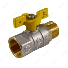 Кран шаровый газовый 1/2", г/ш бабочка, СТМ