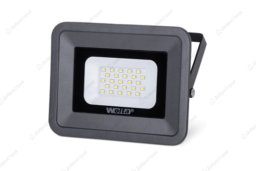 Светодиодный прожектор WFL-20W/06, 5500K, 20 W SMD, IP 65,цвет серый, слим