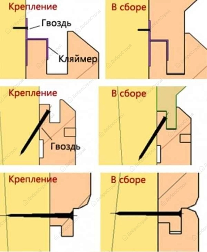 Крепеж для вагонки Tech-Krep 5 мм, 45 шт