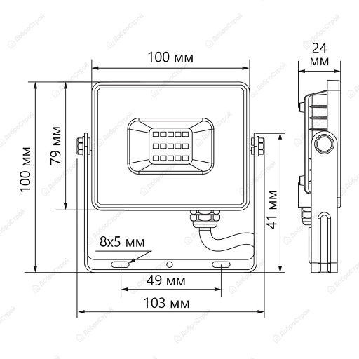 Прожектор светодиодный  LL-920 IP65 30W 6400K 29496